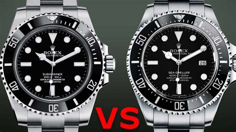 difference rolex sea dweller and submariner|Altro.